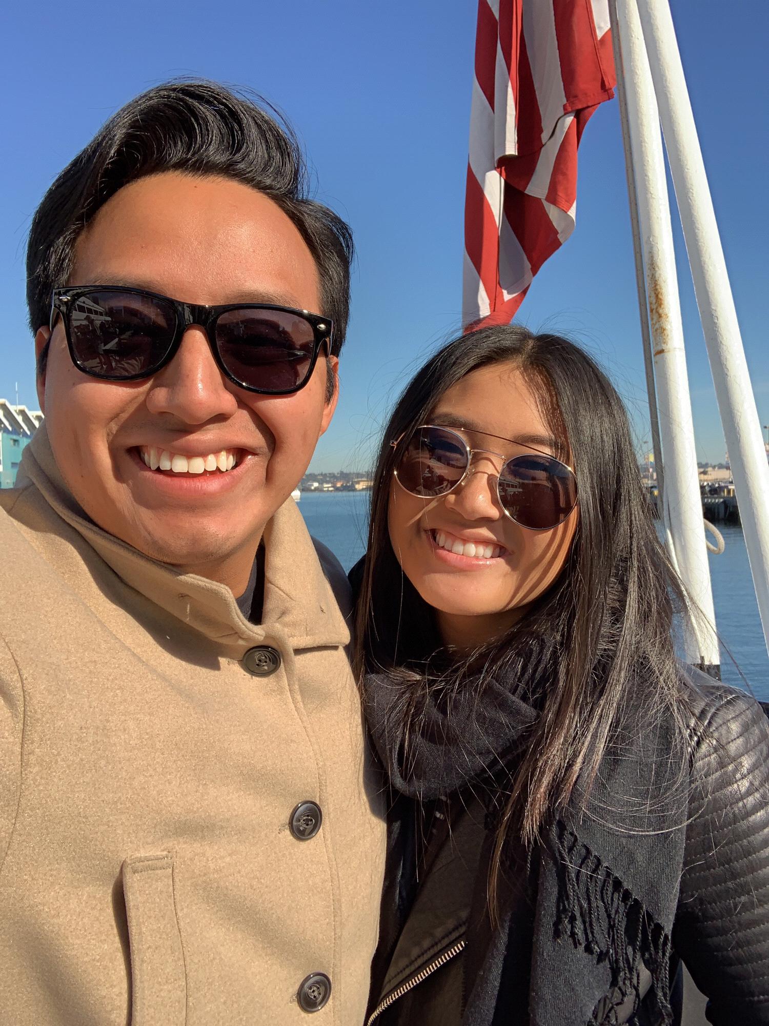 February 1st 2019 - We went on a whale watching cruise to celebrate the ending of my job and her great winter season with work. 
San Diego, California
