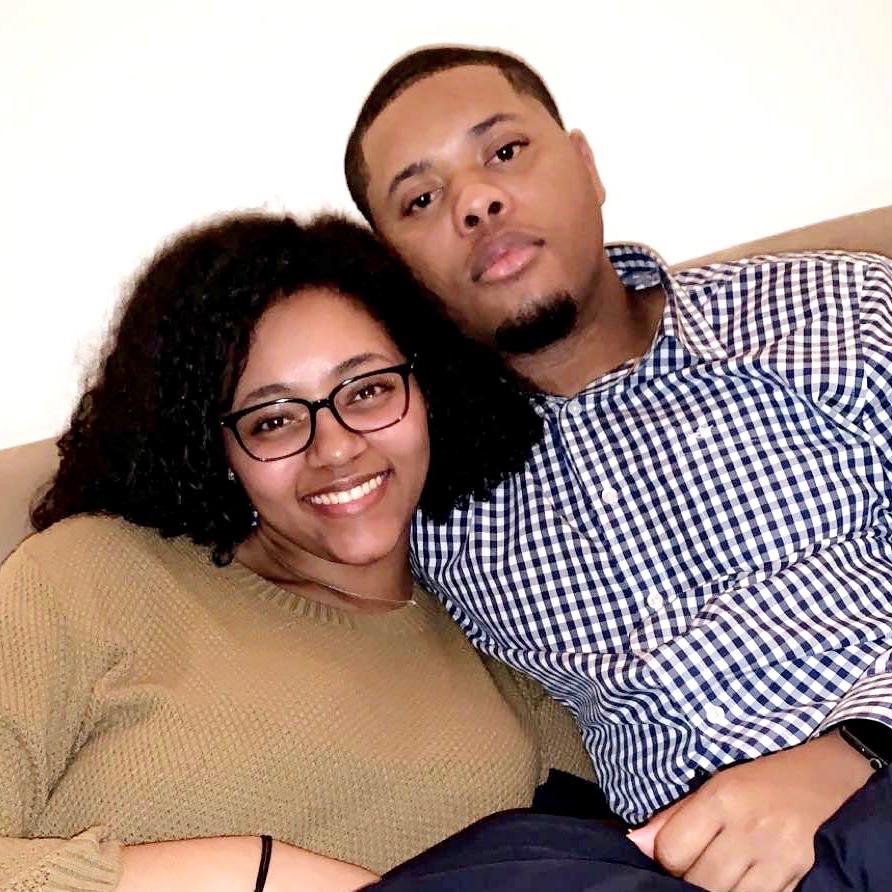 Our first picture together in 2020