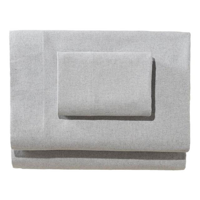 Ultrasoft Comfort Flannel Sheet Set, Queen Size, Heather Gray