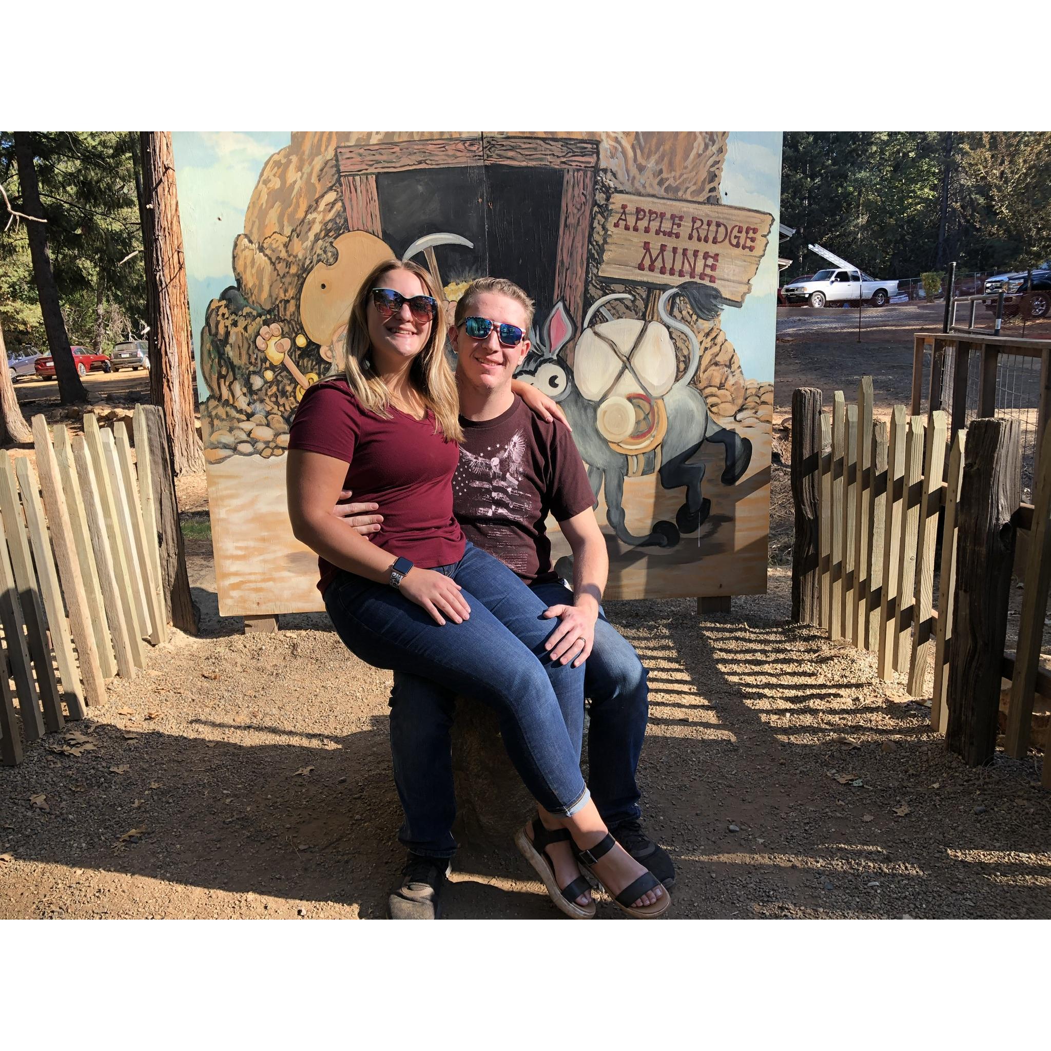 First trip to Apple hill