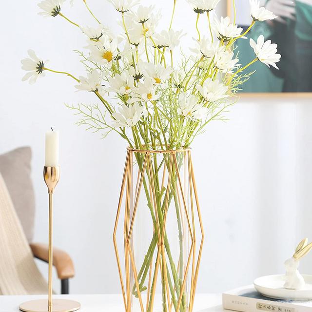 Gold Flower Vase, Large