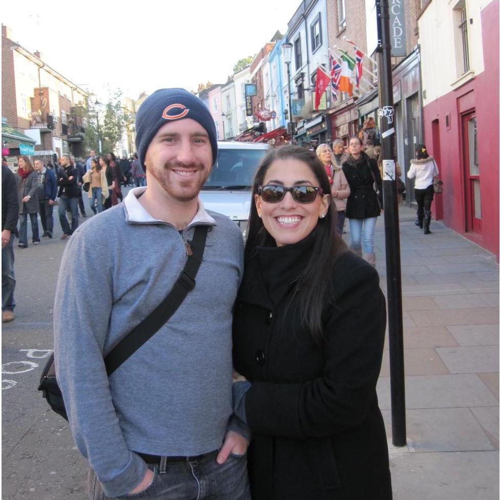 The one on Portobello Road during our first visit together to London in 2011