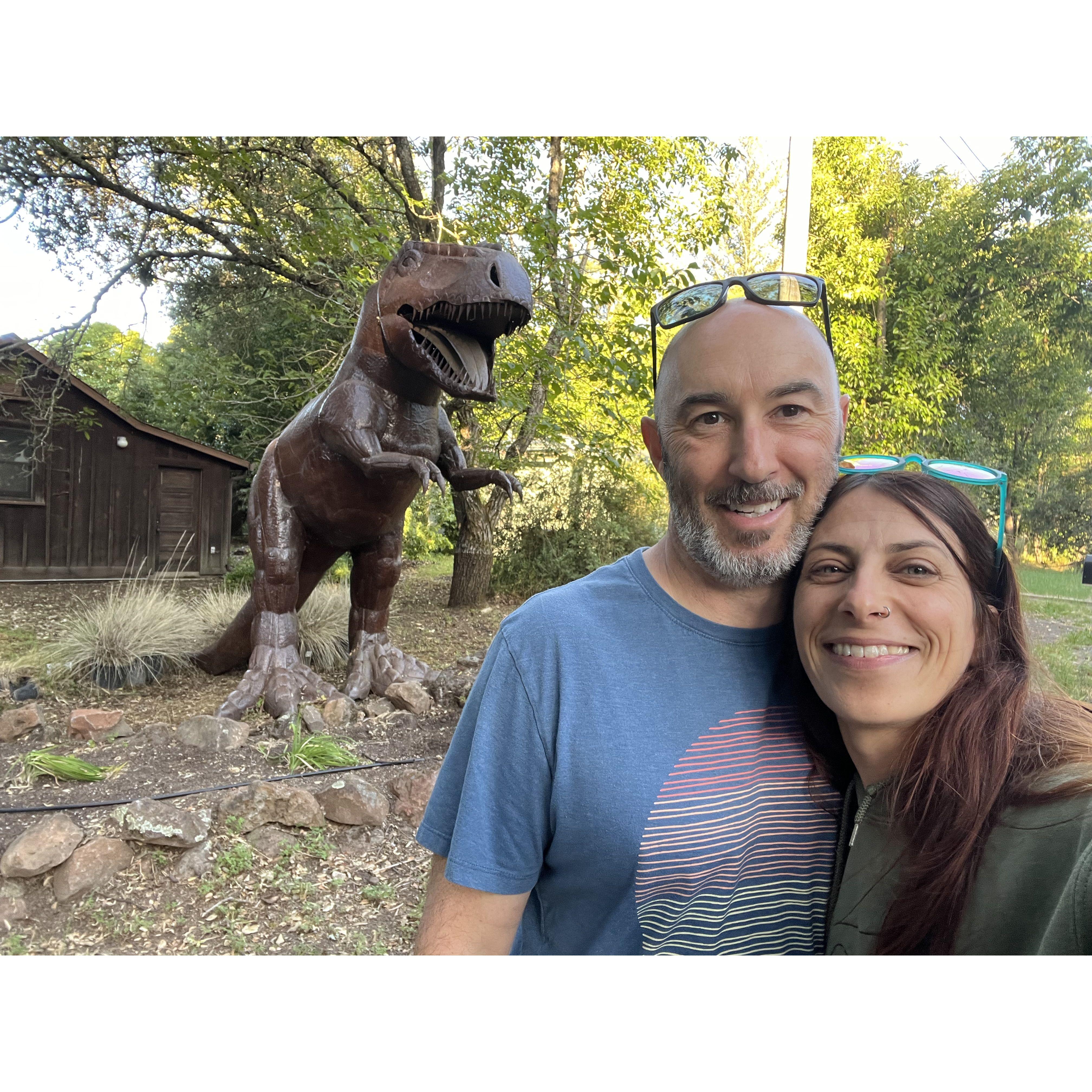 Dinosaurs have been a theme for us