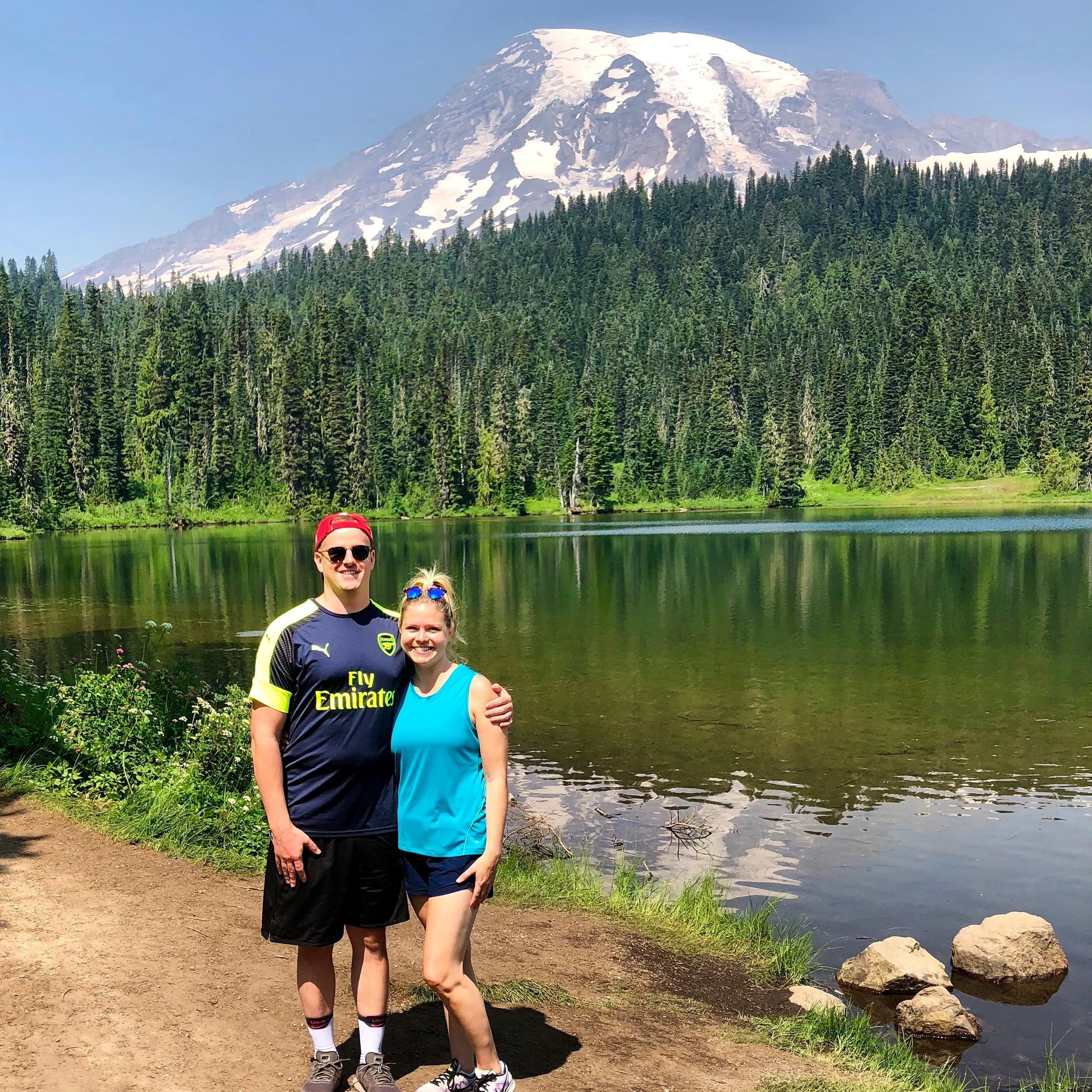 Mount Rainier on family vacation 2018