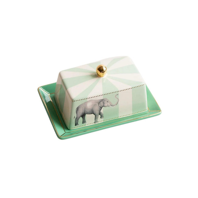 Yvonne Ellen Elephant Butter Dish