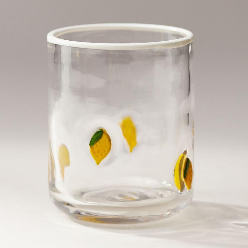 Icon Juice Glasses in Lemon