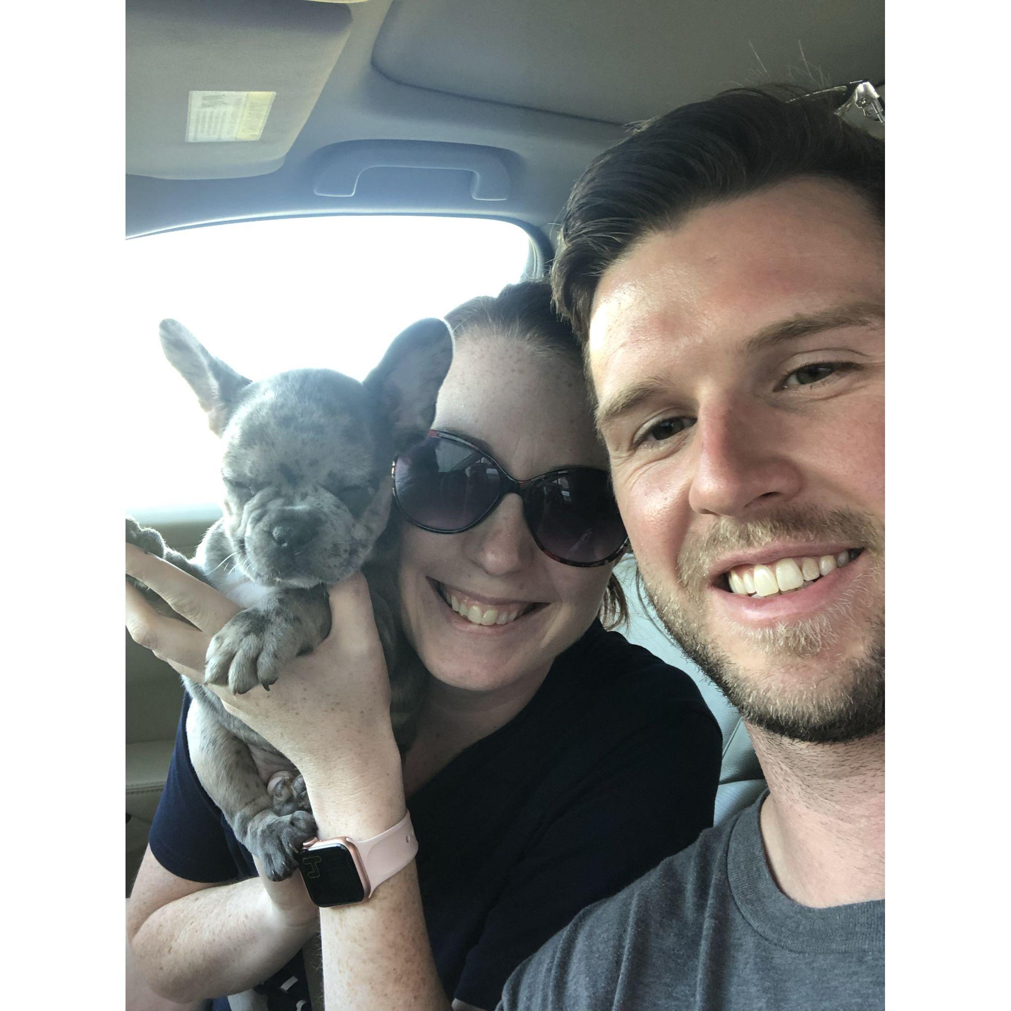The day we added Wyndell Watson to our family. September 2021