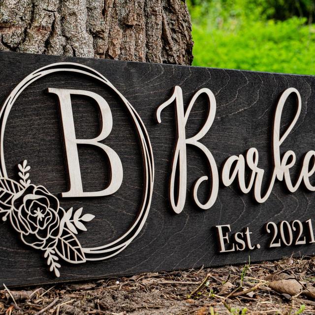 Personalized Wedding Gift Last Name...