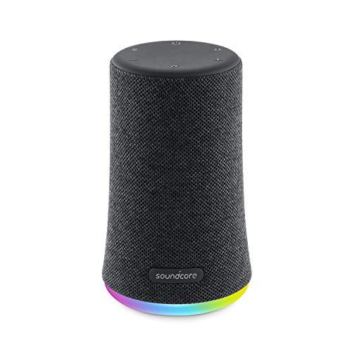 Anker Soundcore Flare Mini Bluetooth Speaker, Outdoor Bluetooth Speaker, IPX7 Waterproof for Outdoor Parties, LED Show with 360° Sound and BassUp technology