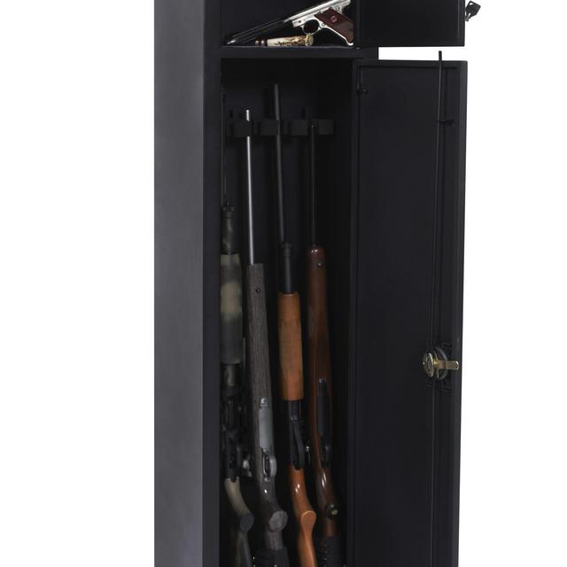 American Furniture Classics Gun security collection 5-Gun Keyed Gun Safe