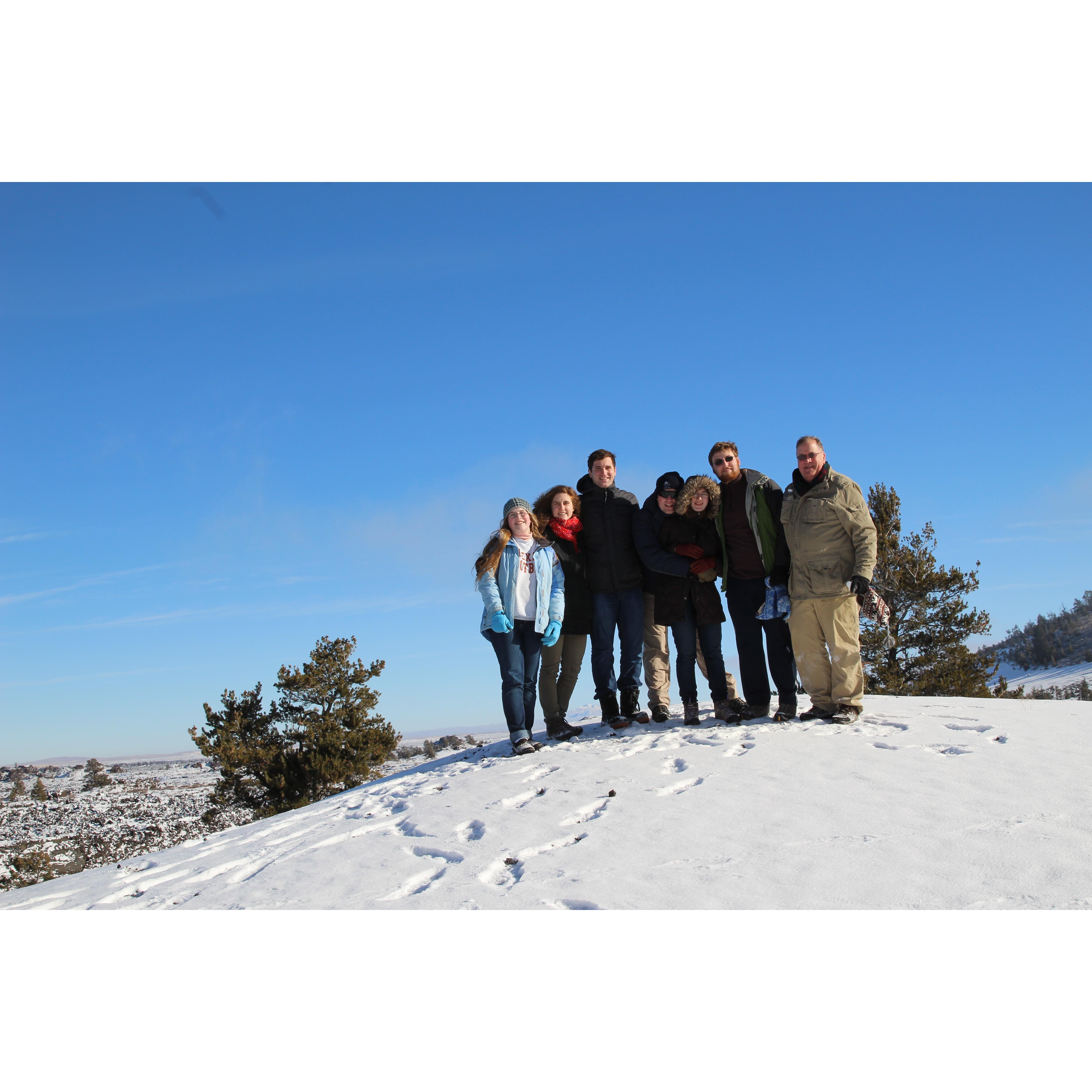 Wells family hike--Winter 2017