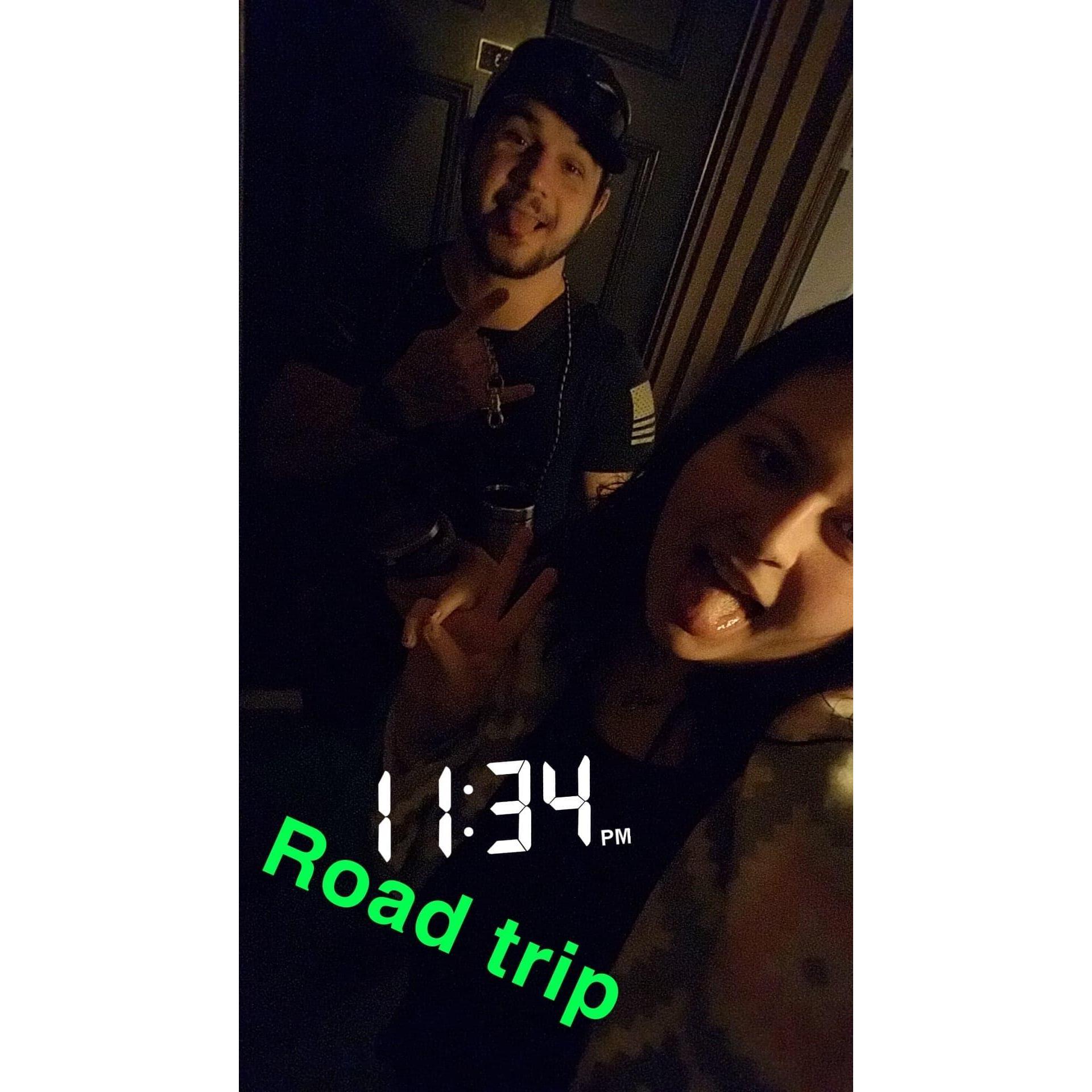 Our first of many road trips