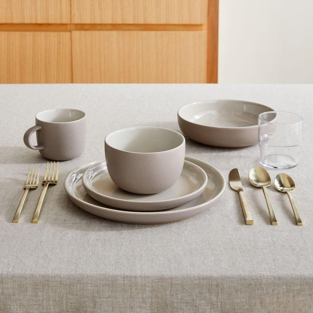 Dining Starter Bundle , Kaloh Dinnerware, Charleston Grey, BOM
