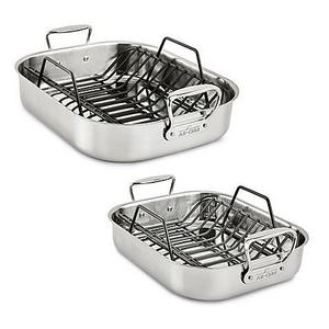 All-Clad® Small Stainless Steel Roaster With Rack