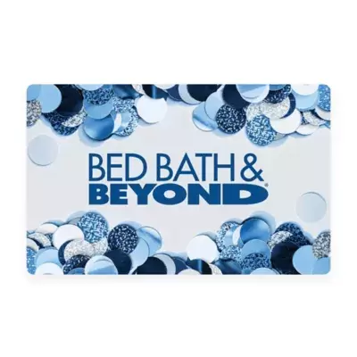Blue Confetti Gift Card