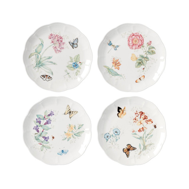Lenox Butterfly Meadow 4-Piece Dinner Plate Set