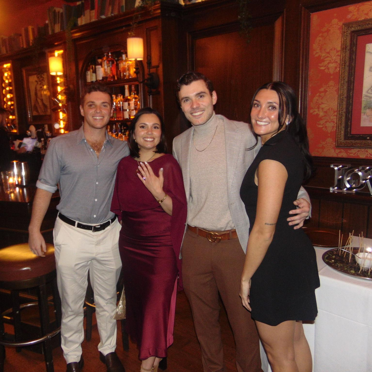The night we got engaged!