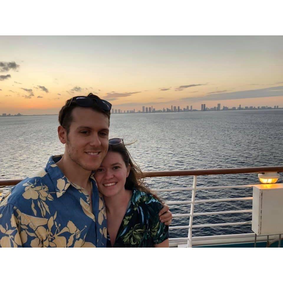 December 2019, Evan's graduation cruise
