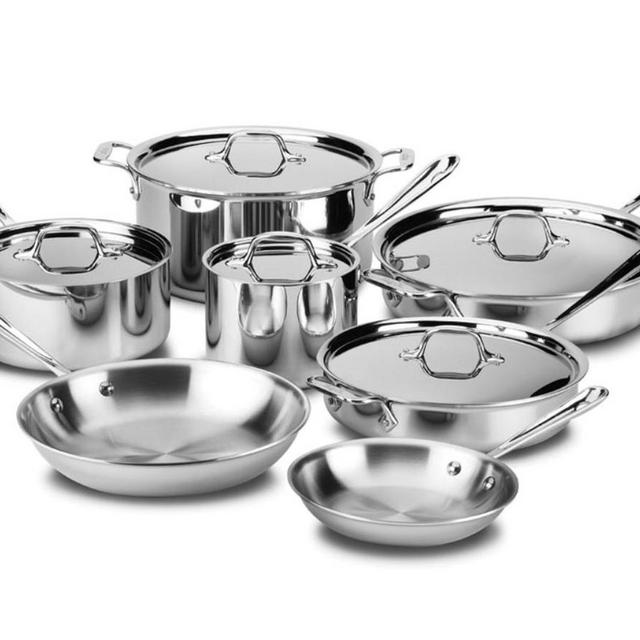 All-Clad d3 Stainless 12 Piece Cookware Set