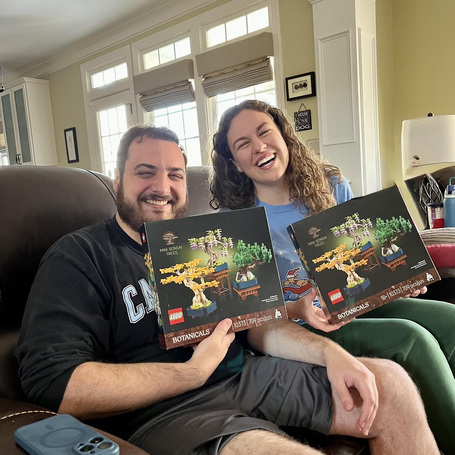 We gifted each other the same thing this Christmas!