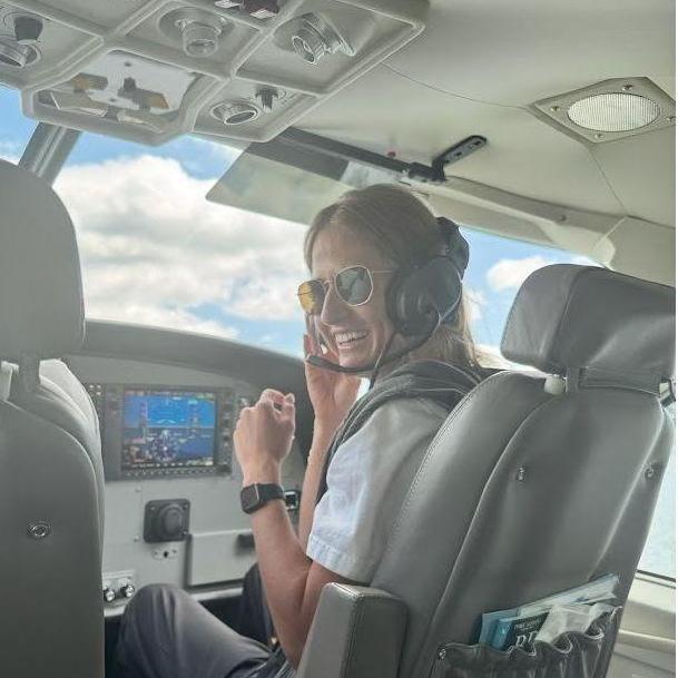 Co-Pilot Kels Reporting for Duty