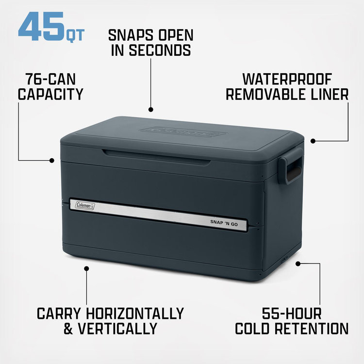 Coleman, Snap 'N Go 45-Quart Collapsible Hard Cooler | Zola