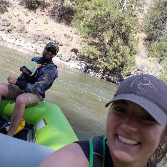 Our first real adventure date together- April 2019. Paddled ourselves down the Main Payette river.