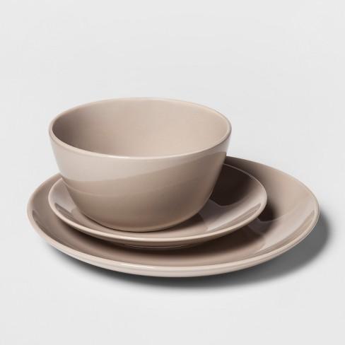 12pc Avesta Stoneware Dinnerware Set Bone - Project 62™