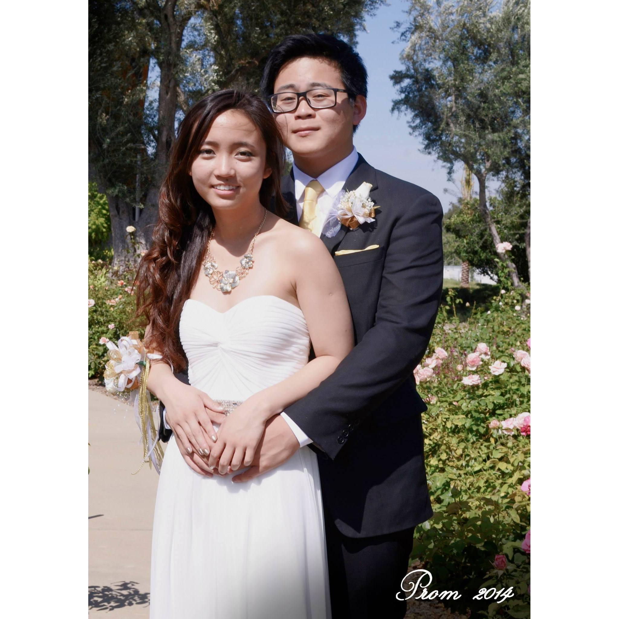 Senior year prom in 2014, just a few months after we first started dating