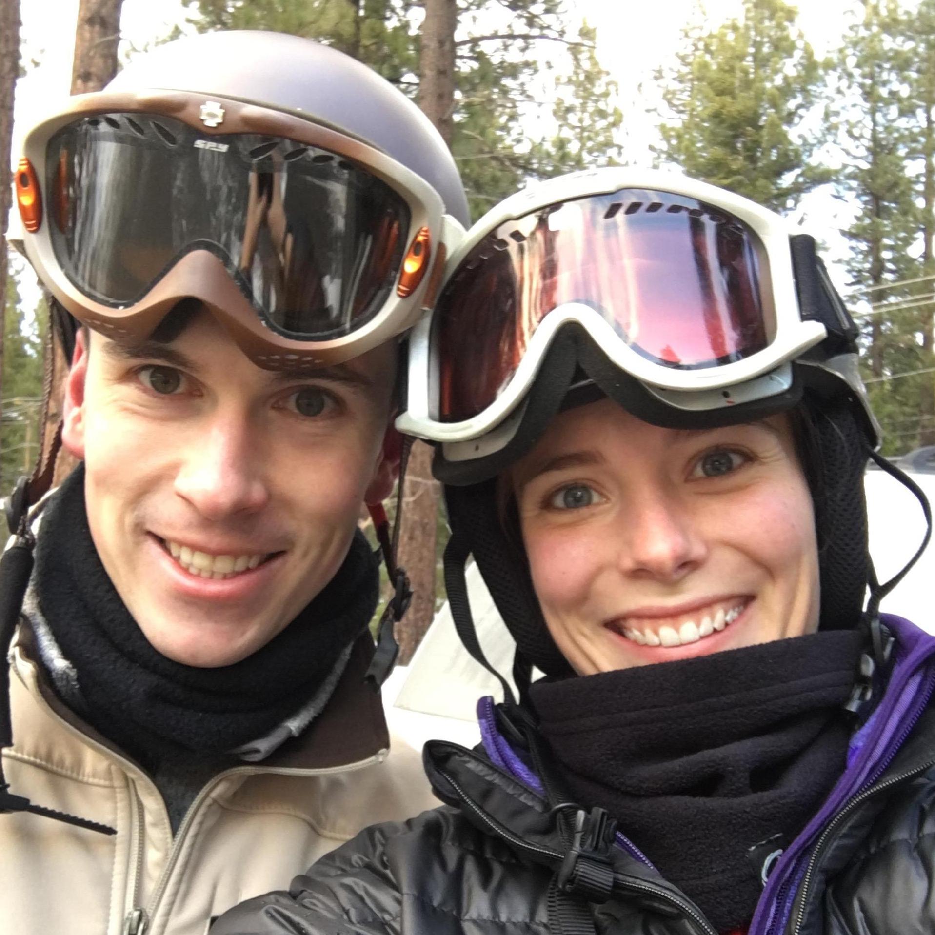 Snowboarding in Lake Tahoe