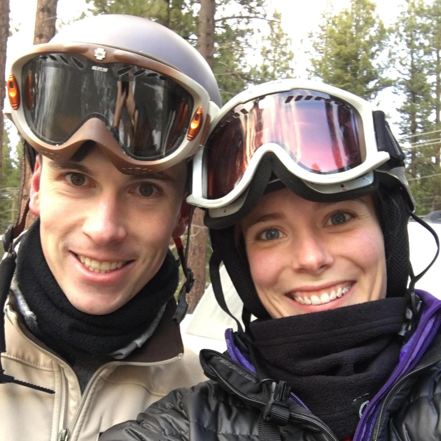 Snowboarding in Lake Tahoe
