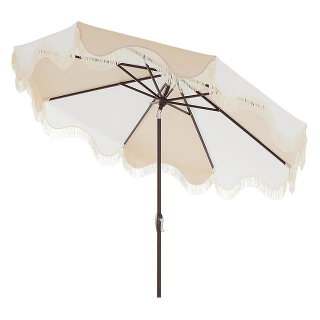 Tempo 9 ft. Aluminum Market Umbrella with Fringe