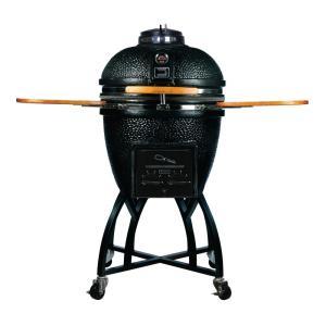 Kamado Pro Ceramic Charcoal Grill with Grill Cover
