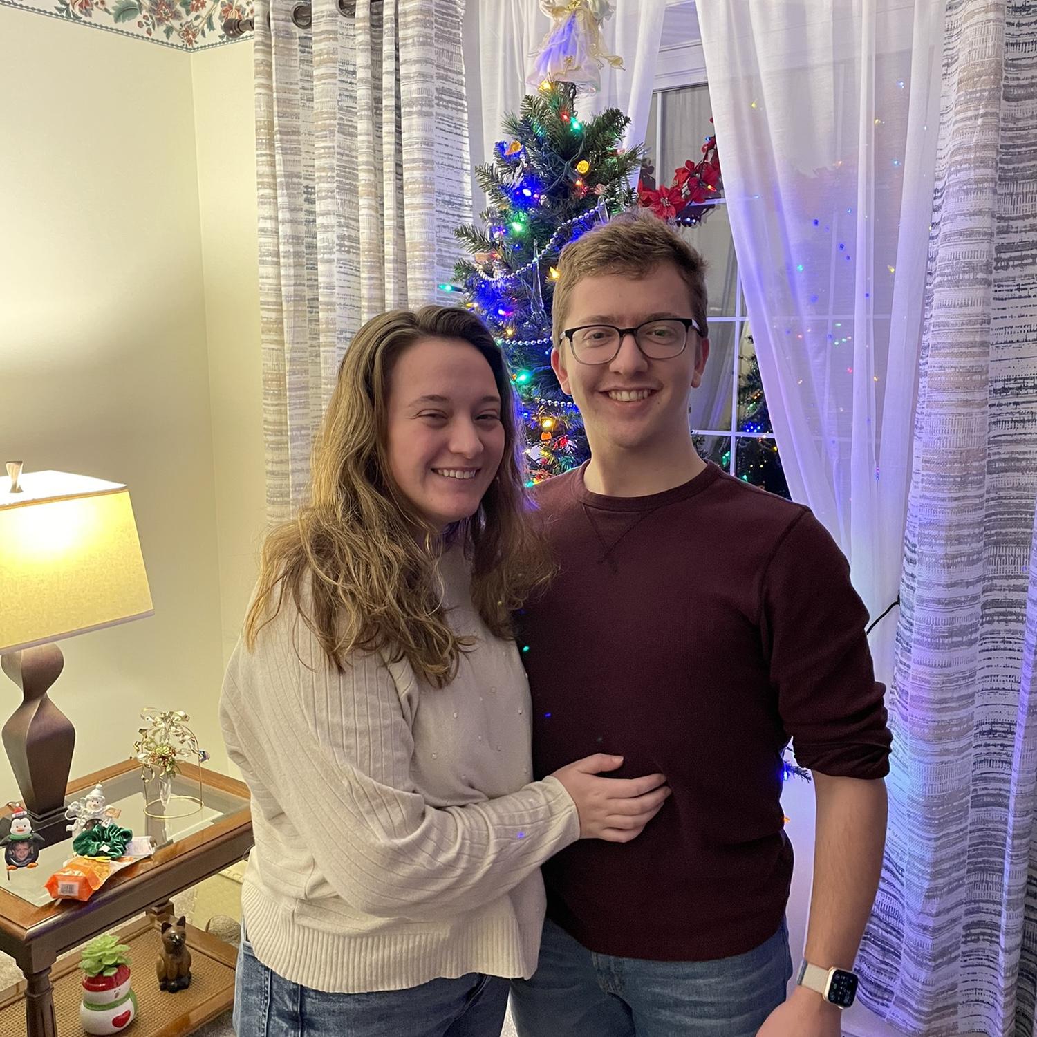 The couples second Christmas spent together.