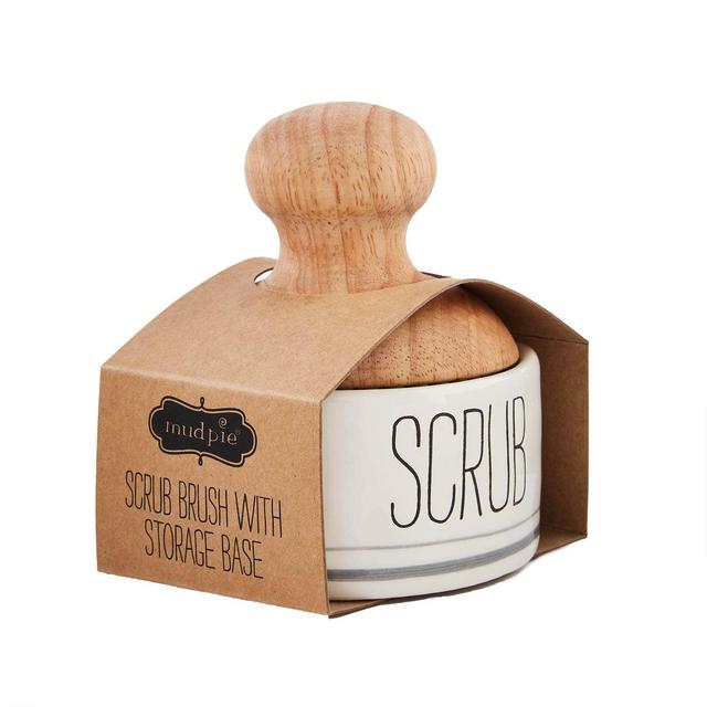 Scrub Brush and Holder