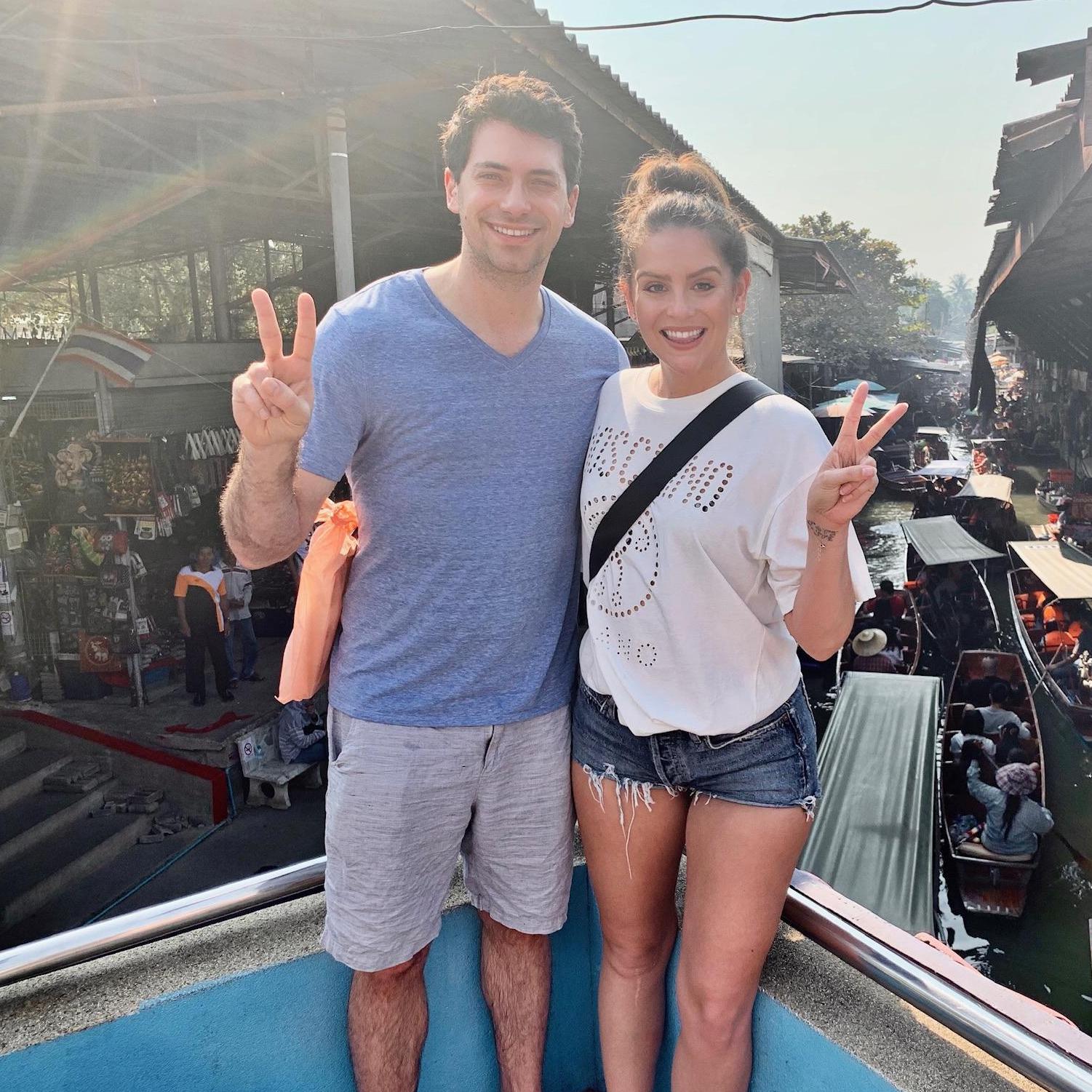 Floating markets in Thailand!