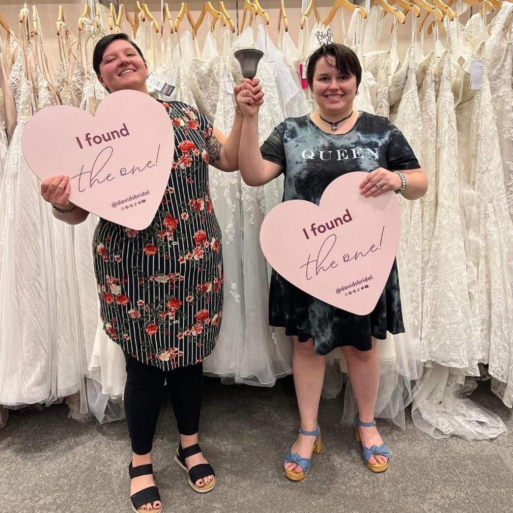 Saying yes to the dress