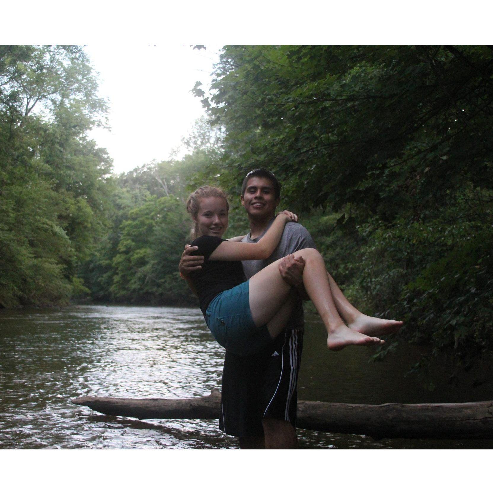 Now, this is an old one, look how adorable we were. Just kidding, we still are...I hope.