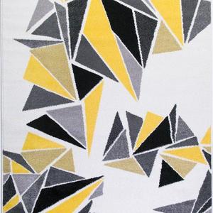 Crigler Triangles Yellow/Gray Area Rug