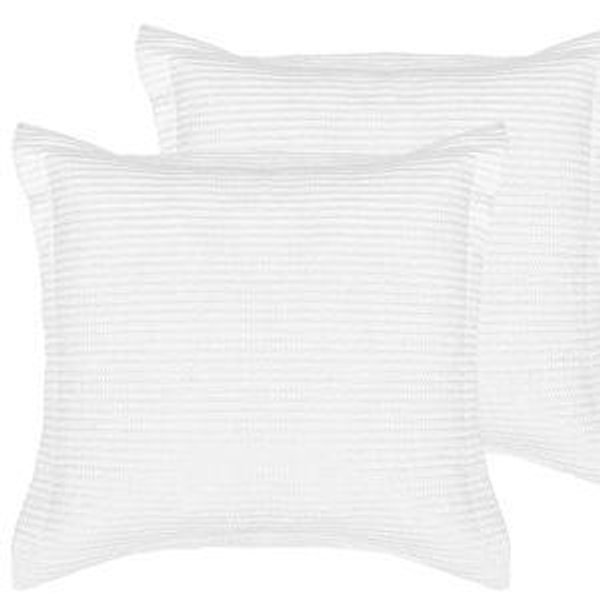 Cloud Waffle Bright White Euro Sham set of 2 - Levtex Home