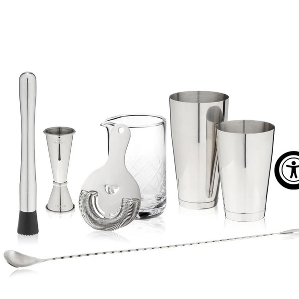 7-Piece Stainless Steel Barware Set