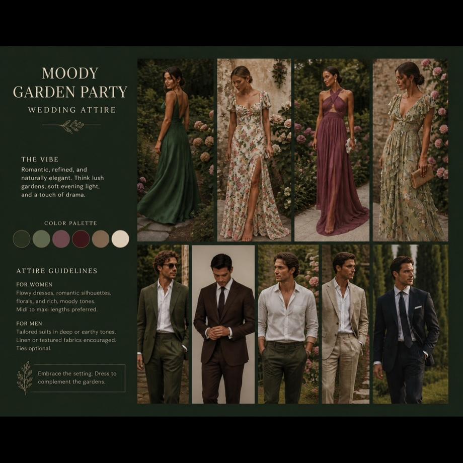 Guide for guest attire :)