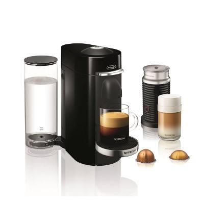 Nespresso Vertuo Plus Deluxe Espresso and Coffee maker Bundle - Black