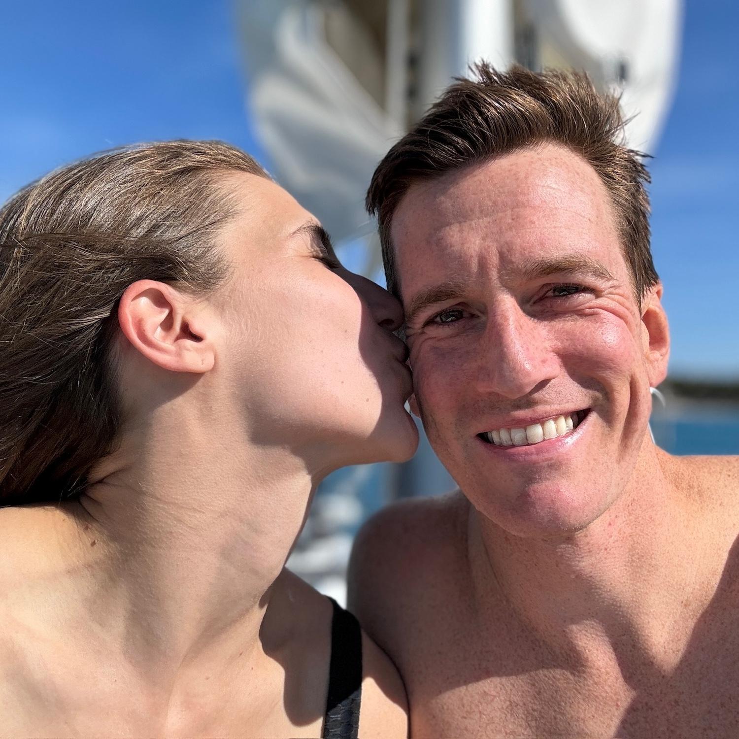 Kels starts to love sailing (Mediterranean)