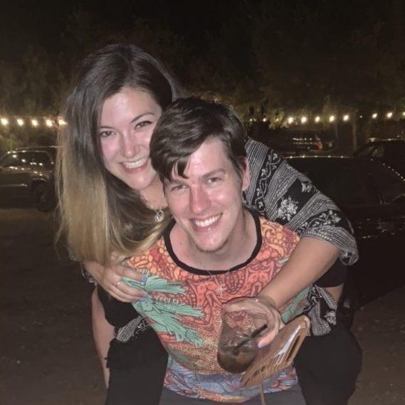 At a concert I helped organize for our church's 20s/30s ministry back in 2019.