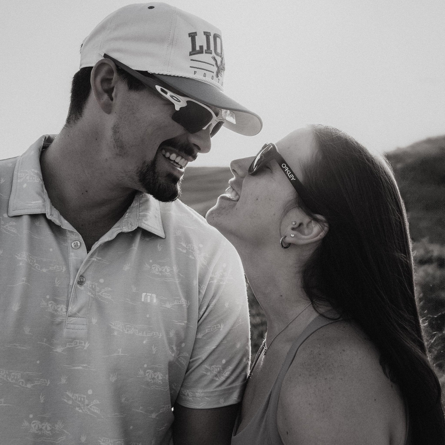 All smiles after the most perfect proposal!