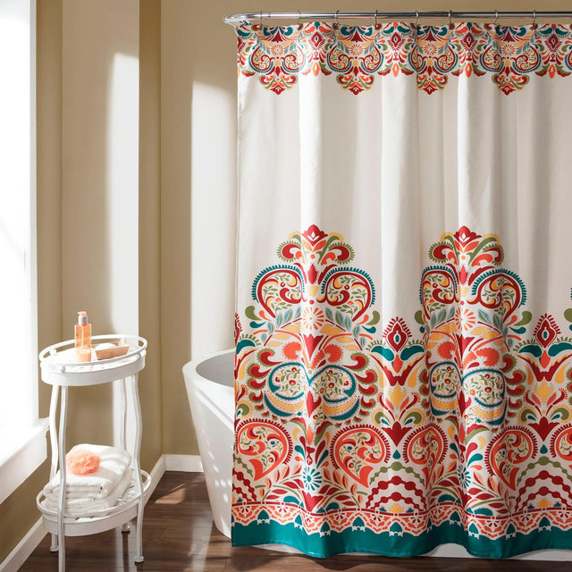 Clara 72"x 72" Bohemian Print Shower Curtain