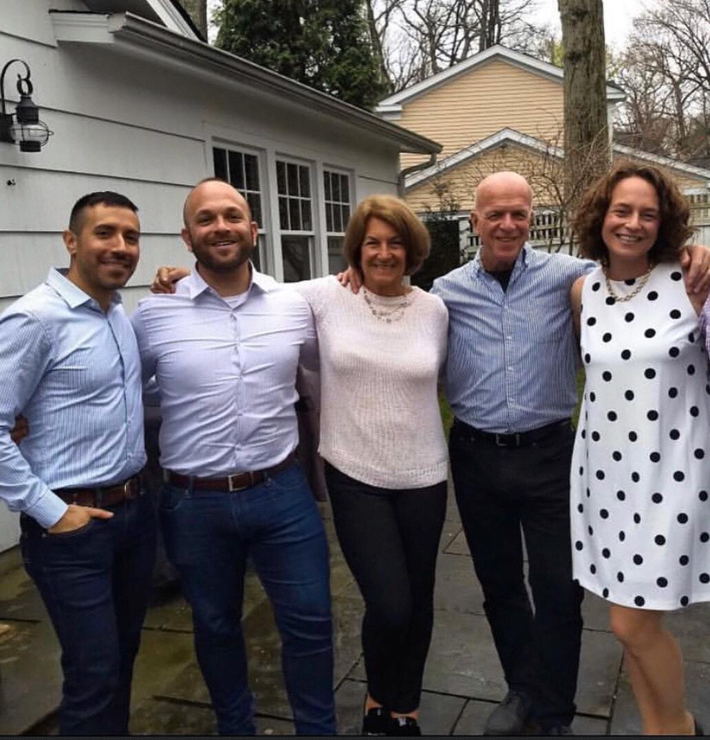Robbie with Alex’s family