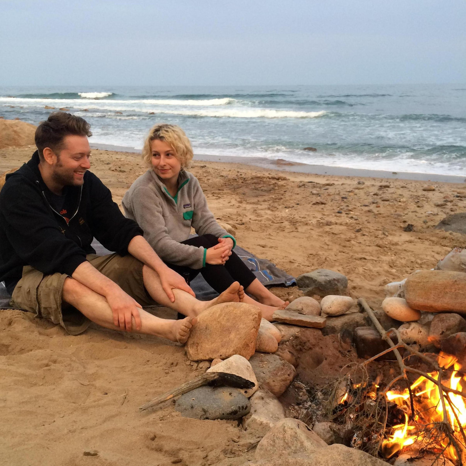 First camping trip together, Montauk 2015