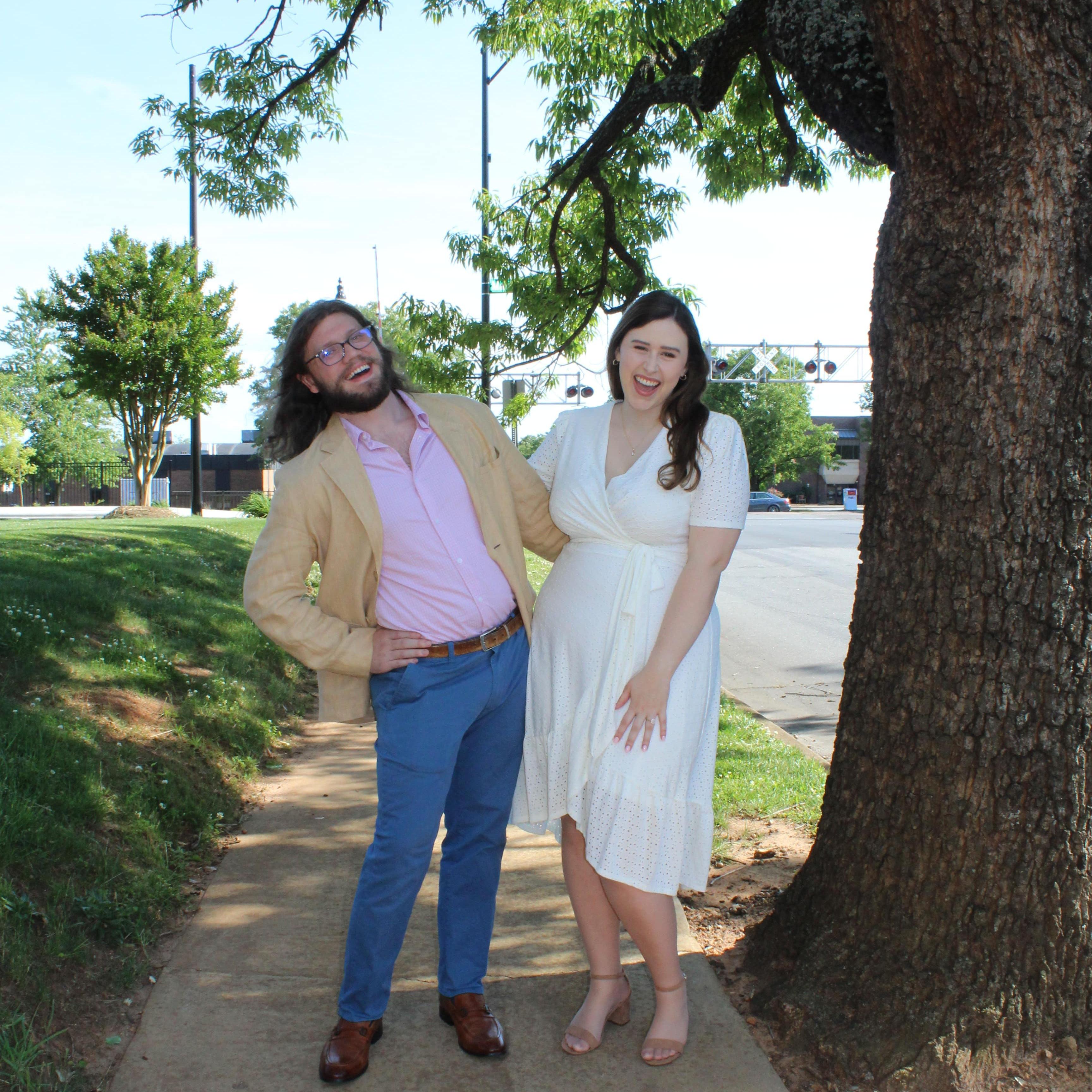 Sassy candids at our engagement party in Hickory, NC